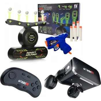 Virtuální realita VR 3D brýle pro virtuální realitu 360° + Elektronická střelnice s terčem Airball
