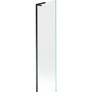 Vanová zástěna MEXEN/S - Next L vanová zástěna FIX 60 x 150, transparent, černá 895-060-000-03-00-70