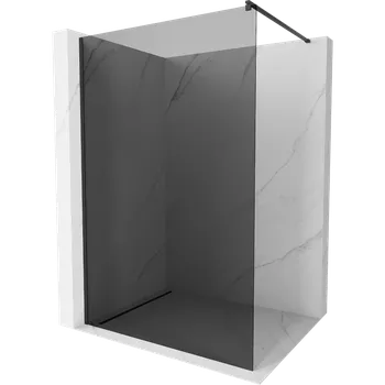Mexen Kioto sprchová stěna Walk-in 110 x 200 cm, grafit 8 mm, černá - 800-110-101-70-40 Sprchové stěny
