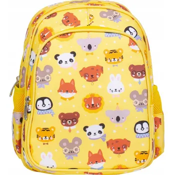 Obraz Batoh A Little Lovely Company Zvířecí kamarádi pro předškoláky 16 l žlutý