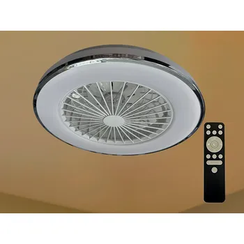 NEDES LED svítidlo OPAL + stropní ventilátor + dálkový ovladač 48W - LCL6342