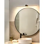 Obrazové světlo lampa nad zrcadlo černá LED kovová horizontální koupelna obývací pokoj moderní nástěnná lampa Beliani