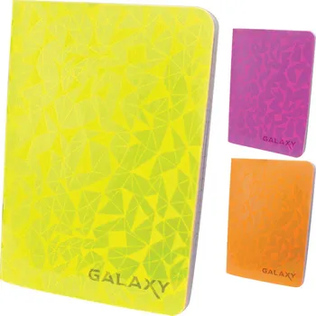 Sešit Junior Školní sešit 444 A4/40 listů - linkovaný Neon Galaxy