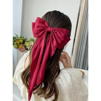 Dámská bordó mašle do vlasů, VELIKOST UNI