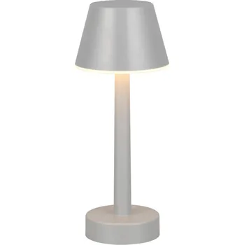 Lampička Trio TR54991177 LED stolní lampička VIDAL | 1W integrovaný LED zdroj | 1x150lm | 3000K | s vypínačem | stmívač | Přenosné | šedá + K nákupu nad 3000 Kč dárek zdarma