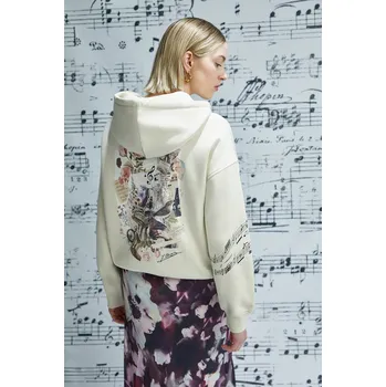 Dámská mikina Mikina Medicine dámská, béžová barva, s kapucí RW25-BLD754 02X, vel. XL