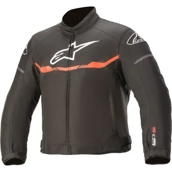 bunda T-SP S WATERPROOF, ALPINESTARS, dětská (černá/červená fluo) 2025 (Velikost: 150) 2H577074