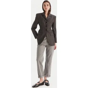 Marella Jeansy Tomboy 2523186074 Šedá Loose Fit 46