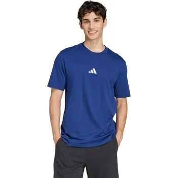 Pánské tričko adidas Essentials Small Logo Single Jersey modré JF1093 pánské L