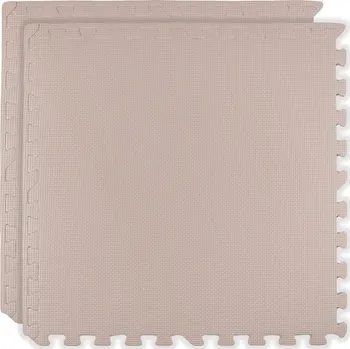 Pěnová podložka na podlahu Humbi 120x60 Velké pěnové puzzle voděodolné bezpečné 2 ks Světle růžová