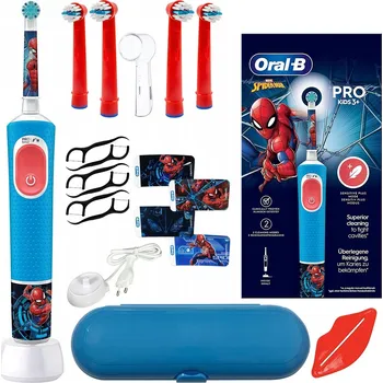 Elektrický zubní kartáček ELEKTRICKÝ ZUBNÍ KARTÁČEK PRO DĚTI ORAL-B VITALITY D103 Spiderman + PŘÍSLUŠENSTVÍ
