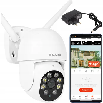 IP kamera EXTERNÍ OTOČNÁ WIFI IP KAMERA 4MP WQHD AUDIO 4X ZOOM SLEDOVÁNÍ TUYA