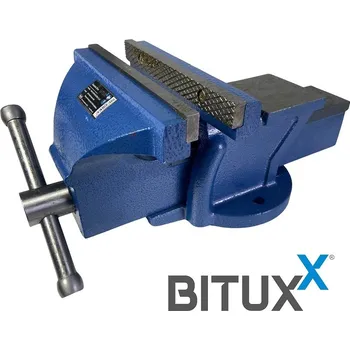 Svěrák Zámečnický svěrák stolní litinový čelisti BITUXX 200mm MS19690