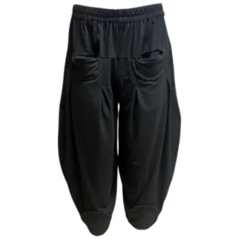 Volné kalhoty do sauny, černá