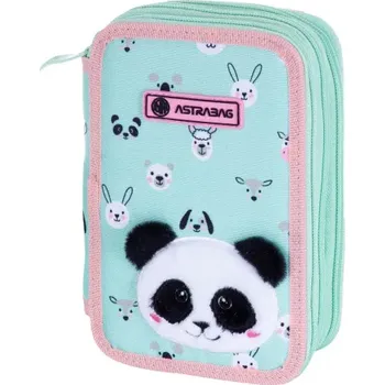 Penál Třípatrový penál s náplní AstraBAG TEDDY PANDA, AC31, 503023050