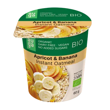 BIO Celozrnná ovesná kaše - Auga meruňka banán 60 g
