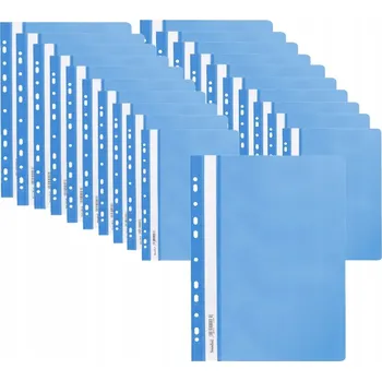 Plastový pořadač s perforací A4 BIUR-FOL SPP-02-03 modrý PP 20ks