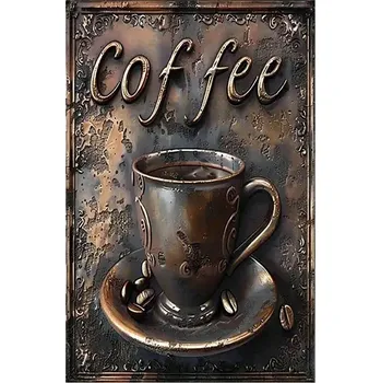 Obraz Cedule Coffee old