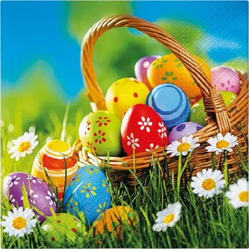 Papírový kapesník Paw Ubrousky TaT 33x33cm Easter Picnic