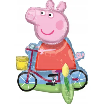 Balónek Fóliový balónek Amscan prasátko Pepa, 55,8 cm