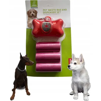 Vrták Sáčky na psí exkrementy20 sáčků, pevné černé + pouzdro