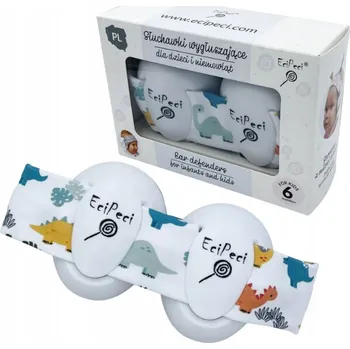 Sluchátka EciPeci Ochranná sluchátka pro miminka a děti tlumící hluk EciPeci 6 m+ vícebarevná