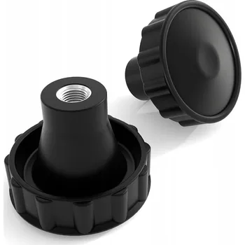 Obraz Ovladače s maticí Interwoplex 394399 6 mm černé 12 kusů