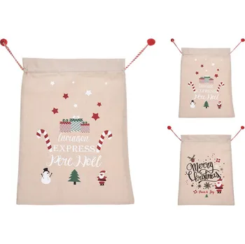 Vánoční dekorace Pytel na vánoční dárky 50x70 cm (mix /cena 1ks)