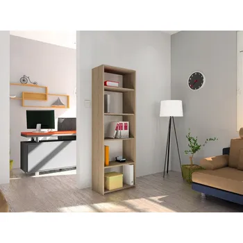 regál Regál Gindo 80 cm x 176 cm x 30 cm dub sonoma