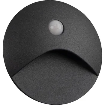 Bodové svítidlo Schodišťové svítidlo Kanlux EXIN LED PIR O GR-WW se senzorem