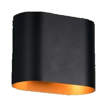 Nástěnné svítidlo Trio T266100180 venkovní nástěnné svítidlo ALANI | 5W G9 | černá | zlatá | zlatá + K nákupu nad 3000 Kč dárek zdarma