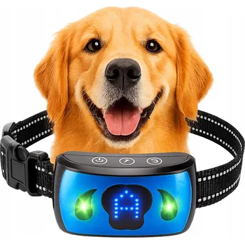 Obojek pro psa Materiálový obojek proti štěkání pro psy Revento vel. M/L