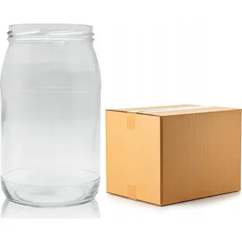 Skleněná zavařovací sklenice 900 ml na zavařování s kovovým víčkem