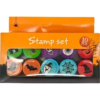 Dětské razítko Razítko na Halloween Razítka na Halloween pro děti 10 ks