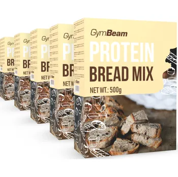 Trvanlivě pečivo GymBeam Protein Bread Mix 5 x 500 g