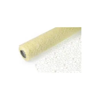Party dekorace Pavučina 50cm x 5y cream