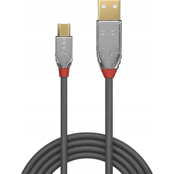 Datový kabel USB 2.0 kabel A - Micro-B LINDY CROMO LINE 2m