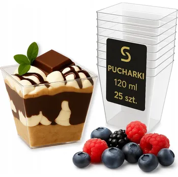 Dóza na potraviny Plastové nádoby na dezerty PartyCollection 150 ml 25 kusů