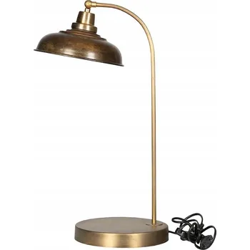 Lampička STOLNÍ LAMPA NOČNÍ E27 ZLATÁ LOFT ZLATÁ DO OBÝVACÍHO POKOJE LOŽNICE 52 cm