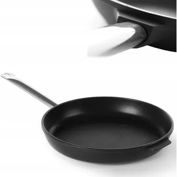 Pánev PROFESIONÁLNÍ PÁNEV Z LITÉHO HLINÍKU S TITANOVÝM NEPŘILNAVÝM POVRCHEM, GASTRONOMICKÁ, Ø360