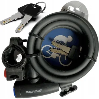 Zámek na kolo Zámek na kolo, BLOKÁDA, ochrana kola, lanko GERDA Flex