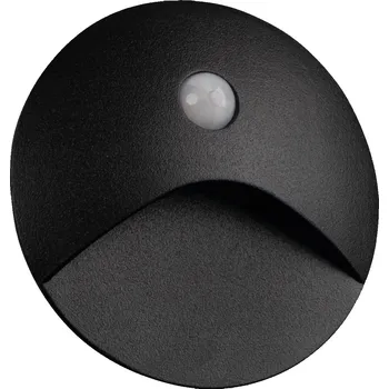 Bodové svítidlo Schodišťové svítidlo Kanlux EXIN LED PIR O B-NW se senzorem