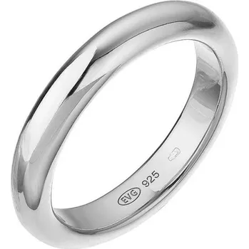 Prsten Stříbrný prsten jednoduchý kroužek 65024 55