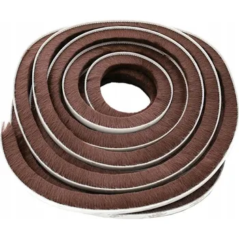 Těsnění do okna a dveří Štětinové těsnění 9mm x 9mm x 6m hnědé 3M