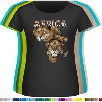 damske-levne-bavlnene-tricko-digitalni-potisk-lvi-afrika Barva: Black -černá, velikost: 6XL