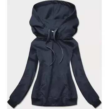 Dámská mikina Tmavě modrá tenká dámská "klokaní" mikina (W06-25) odstíny modré L (40)