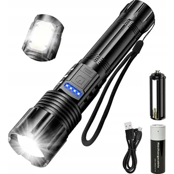 Svítilna AKUMULÁTOROVÁ LED SVÍTILNA USB 5 REŽIMŮ 3000mAh