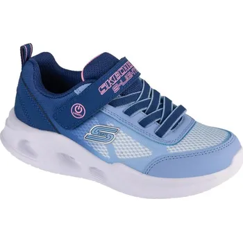 Chlapecké tenisky Skechers Sola Glow - Ombre Deluxe 303714L-NVLB Navy Blue 27 32