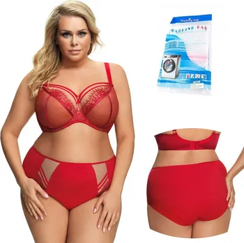 Podprsenka GORSENIA Kalhotky Paradise 497 červené L