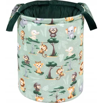 Koš na prádlo KOŠ NA HRAČKY Prádlo Pytel OBOUSTRANNÝ BAVLNA VELVET JUKKI